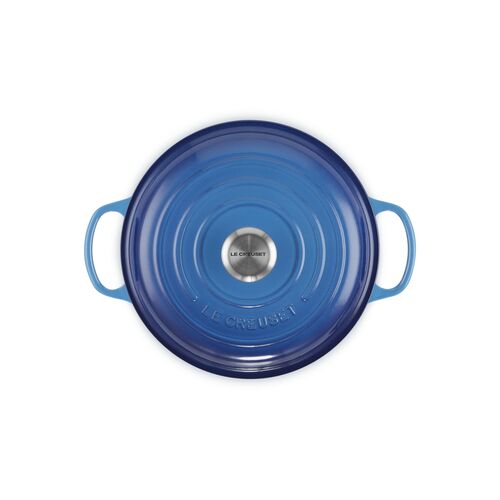 Le Creuset gietijzeren campagnard 26 cm / 2.2 liter - azure