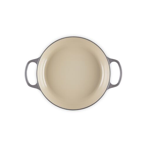 Le Creuset gietijzeren campagnard 26 cm / 2.2 liter - flint