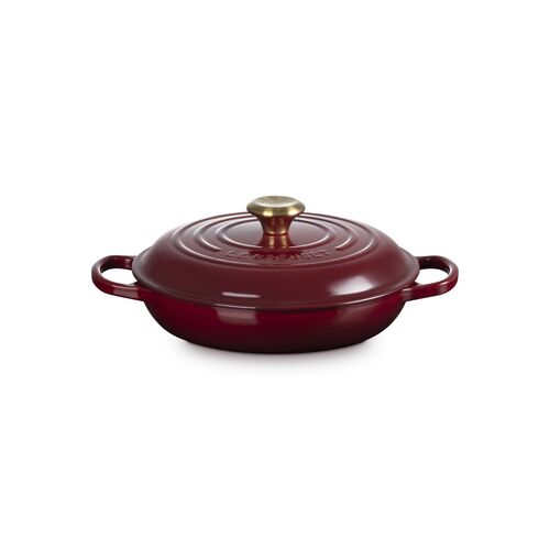 Le Creuset gietijzeren campagnard 26 cm / 2.2 liter - garnet
