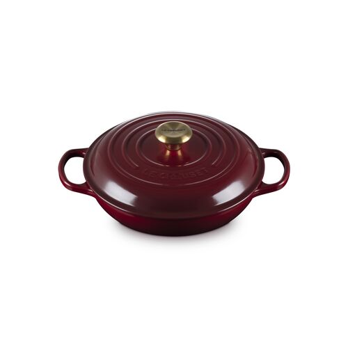Le Creuset gietijzeren campagnard 26 cm / 2.2 liter - garnet