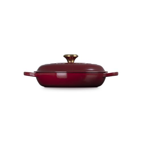 Le Creuset gietijzeren campagnard 26 cm / 2.2 liter - garnet