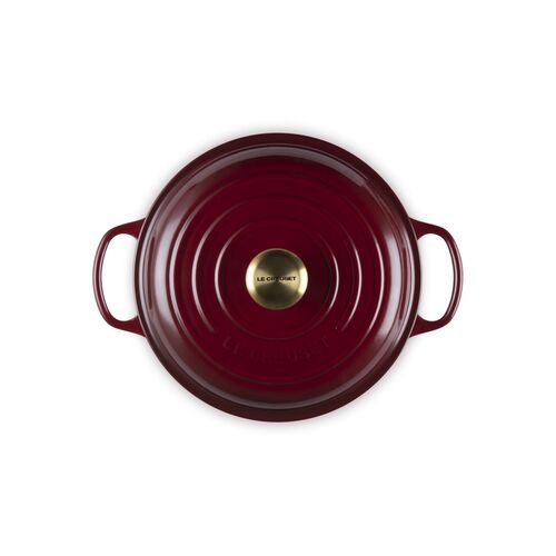 Le Creuset gietijzeren campagnard 26 cm / 2.2 liter - garnet