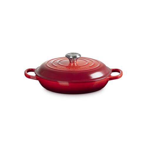 Le Creuset gietijzeren campagnard 26 cm / 2.2 liter - kersenrood
