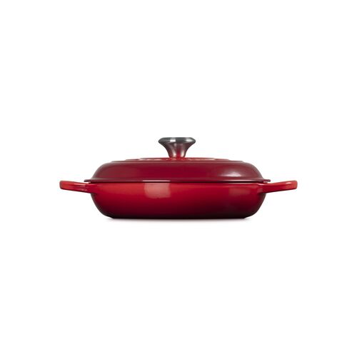 Le Creuset gietijzeren campagnard 26 cm / 2.2 liter - kersenrood