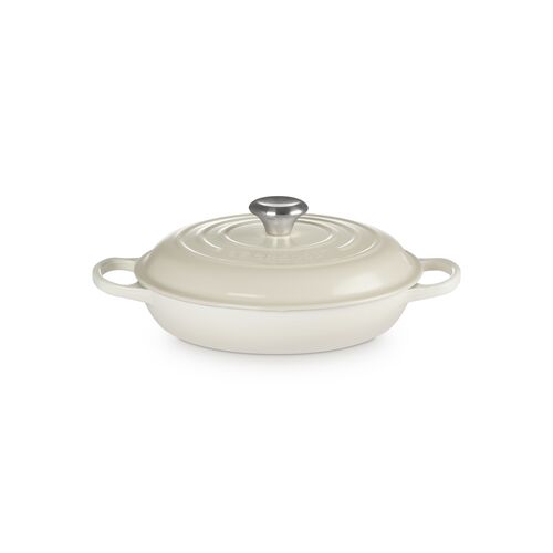 Le Creuset gietijzeren campagnard 26 cm / 2.2 liter - meringue