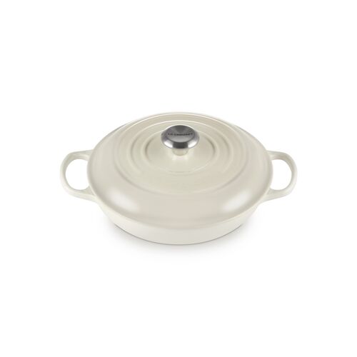 Le Creuset gietijzeren campagnard 26 cm / 2.2 liter - meringue