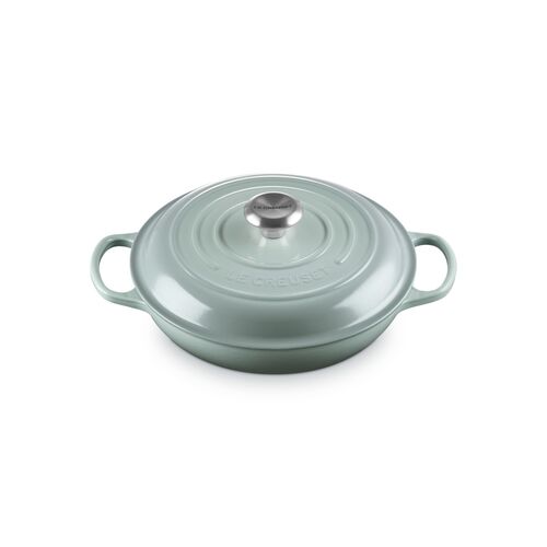 Le Creuset gietijzeren campagnard 26 cm / 2.2 liter - sea salt