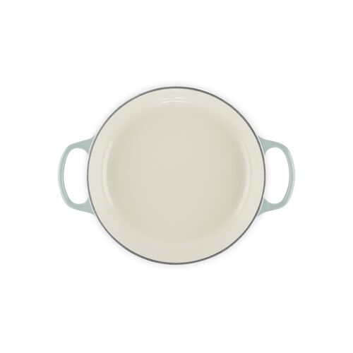 Le Creuset gietijzeren campagnard 26 cm / 2.2 liter - sea salt
