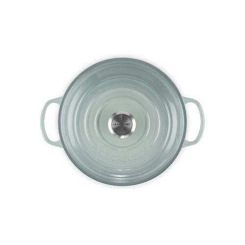 Le Creuset gietijzeren campagnard 26 cm / 2.2 liter - sea salt