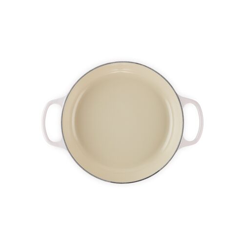 Le Creuset gietijzeren campagnard 26 cm / 2.2 liter - shell pink