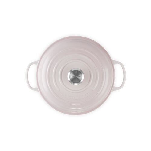Le Creuset gietijzeren campagnard 26 cm / 2.2 liter - shell pink