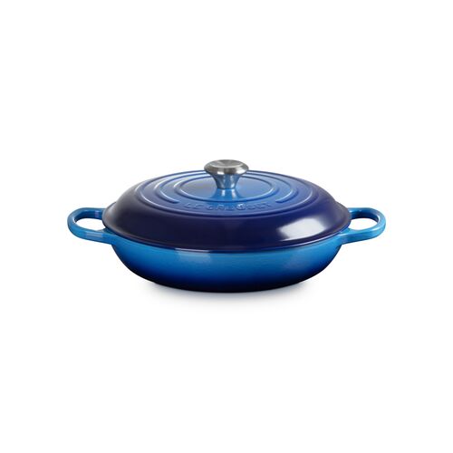 Le Creuset gietijzeren campagnard 28 cm / 2.8 liter - azure
