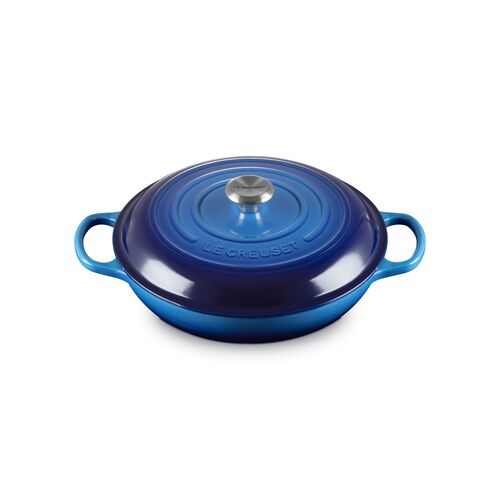 Le Creuset gietijzeren campagnard 28 cm / 2.8 liter - azure