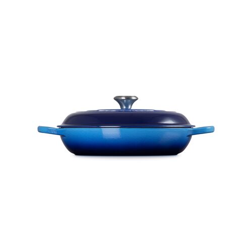Le Creuset gietijzeren campagnard 28 cm / 2.8 liter - azure