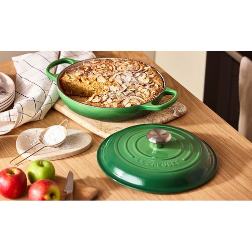 Le Creuset gietijzeren campagnard 28 cm / 2.8 liter - bamboo