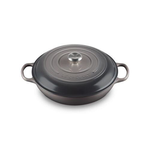 Le Creuset gietijzeren campagnard 28 cm / 2.8 liter - flint