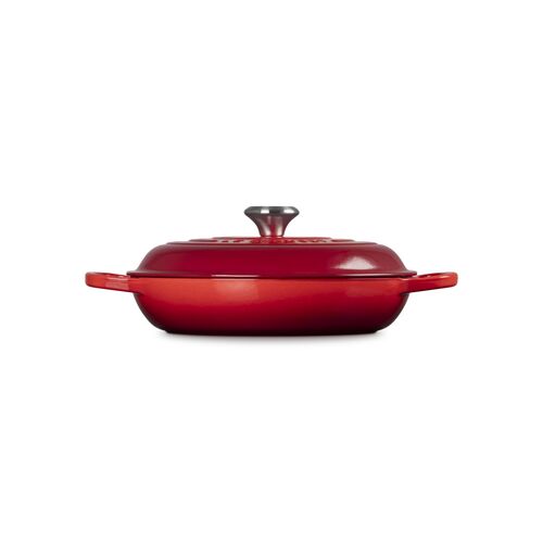 Le Creuset gietijzeren campagnard 28 cm / 2.8 liter - kersenrood