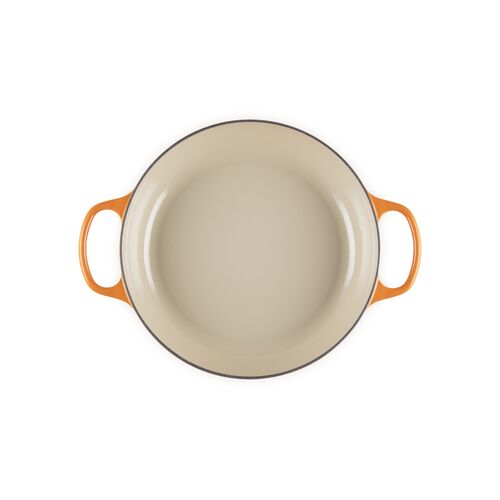 Le Creuset gietijzeren campagnard 28 cm / 2.8 liter - oranjerood