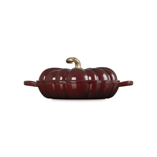 Le Creuset gietijzeren pompoen campagnard 28cm / 2.5 liter - garnet