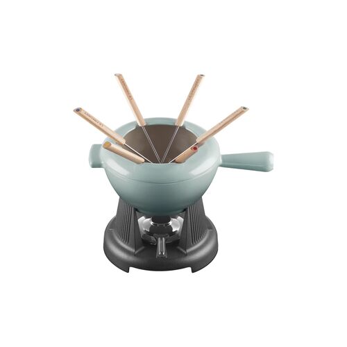 Le Creuset gietijzeren fondueset - 2 liter - sea salt
