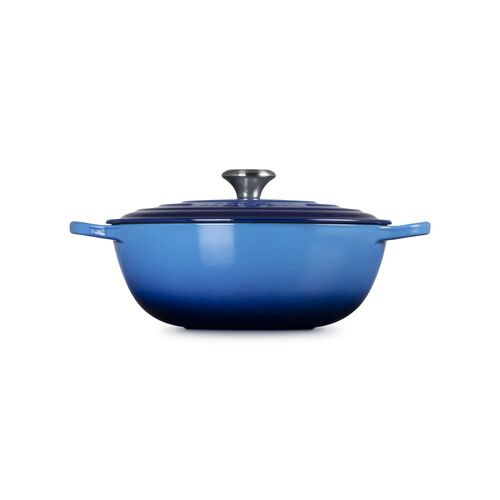 Le Creuset gietijzeren marmite - 28 cm / 4.9 liter - azure