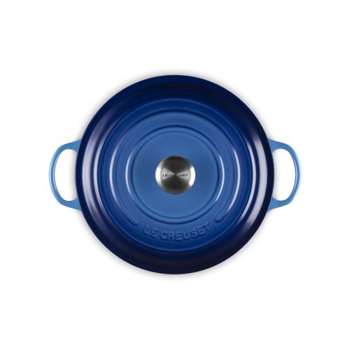 Le Creuset gietijzeren marmite - 28 cm / 4.9 liter - azure