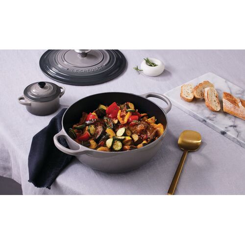 Le Creuset gietijzeren marmite - 28 cm / 4.9 liter - flint