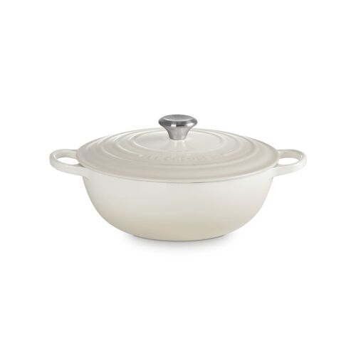 Le Creuset gietijzeren marmite - 28 cm / 4.9 liter - meringue