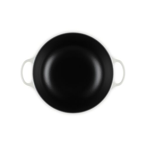 Le Creuset gietijzeren marmite - 28 cm / 4.9 liter - meringue