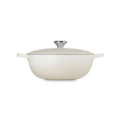 Le Creuset gietijzeren marmite - 28 cm / 4.9 liter - meringue