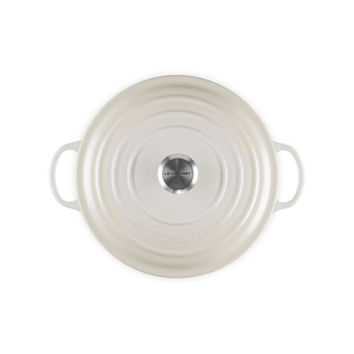 Le Creuset gietijzeren marmite - 28 cm / 4.9 liter - meringue