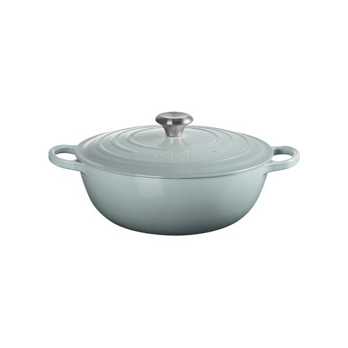 Le Creuset gietijzeren marmite - 28 cm / 4.9 liter - sea salt