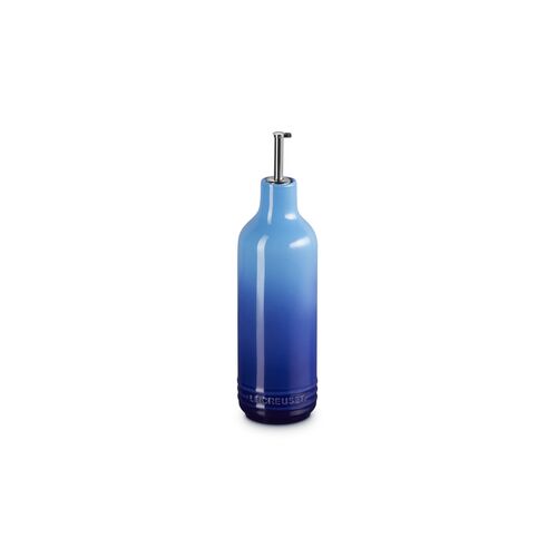 Le Creuset aardewerken olijfolie fles - 0.6liter - azure