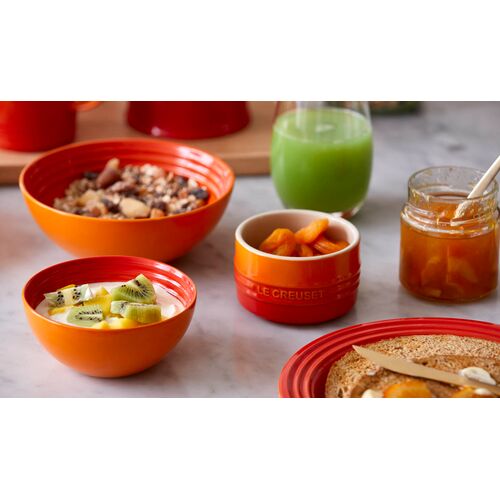 Le Creuset aardewerken ramekin - oranjerood