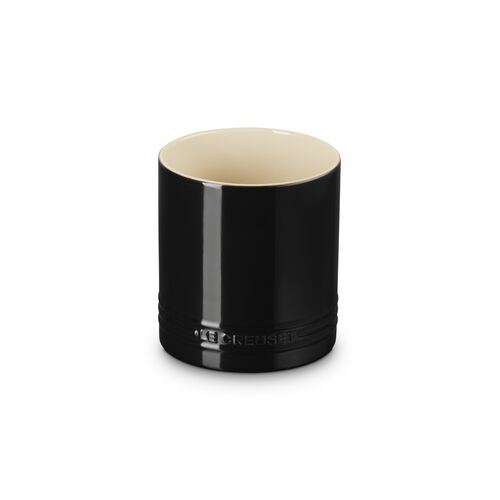 Le Creuset aardewerken signature spatelpot - ebbenzwart