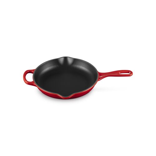 Le Creuset ronde gietijzeren skillet - 23 cm - kersenrood