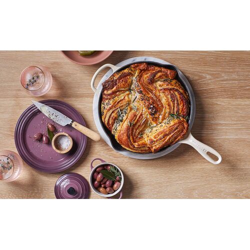 Le Creuset ronde gietijzeren skillet - 23 cm - meringue