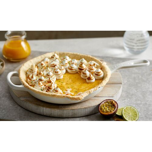 Le Creuset ronde gietijzeren skillet - 23 cm - meringue
