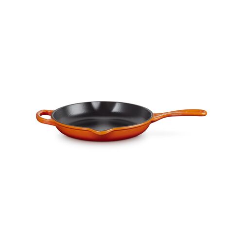 Le Creuset ronde gietijzeren skillet - 23 cm - oranjerood
