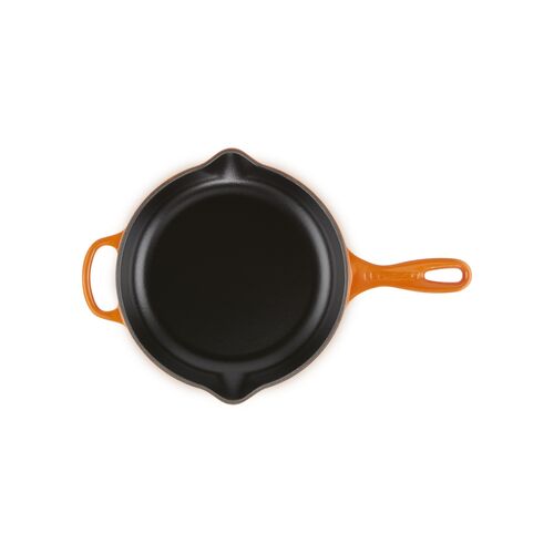 Le Creuset ronde gietijzeren skillet - 23 cm - oranjerood