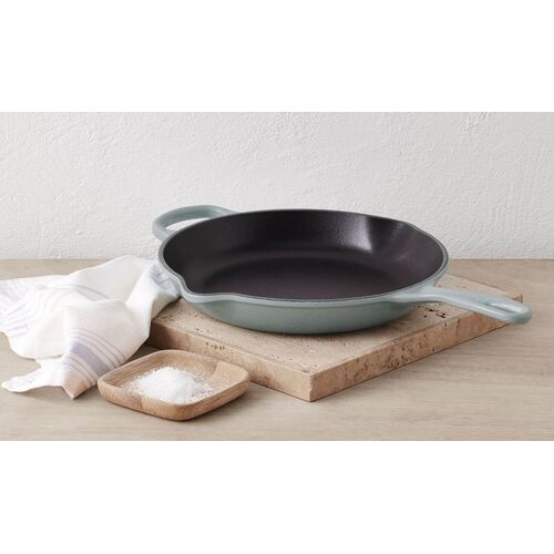 Le Creuset ronde gietijzeren skillet - 23 cm - sea salt
