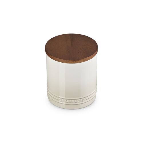 Le Creuset aardewerken signature voorraadpot 1.1 liter - meringue