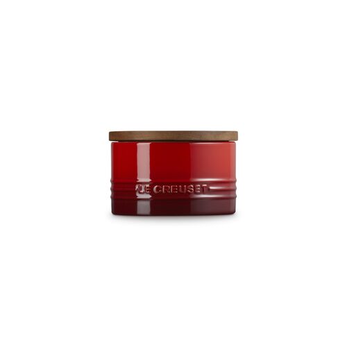 Le Creuset aardewerken voorraadpot 0.47 liter - kersenrood