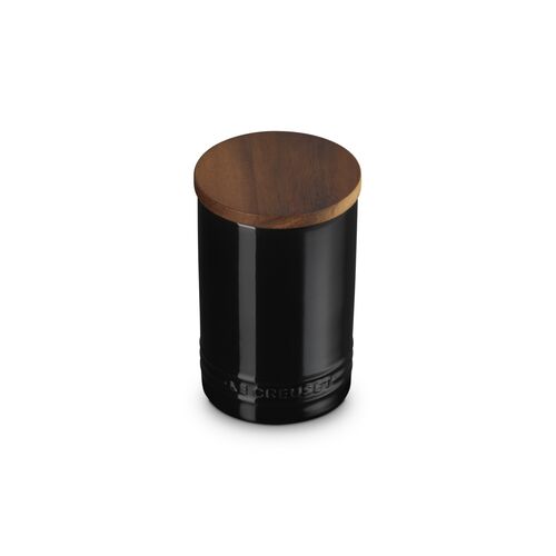 Le Creuset aardewerken signature voorraadpot 0.77 liter - ebbenzwart