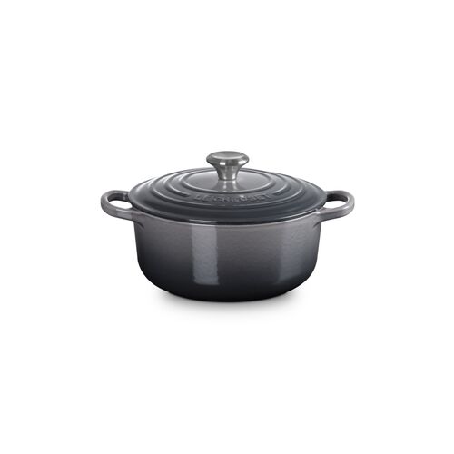 Le Creuset gietijzeren ronde braadpan 20 cm / 2.4 liter - flint