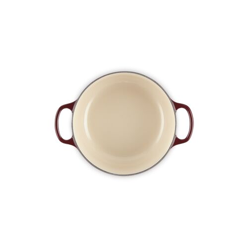 Le Creuset gietijzeren ronde braadpan 20 cm / 2.4 liter - garnet