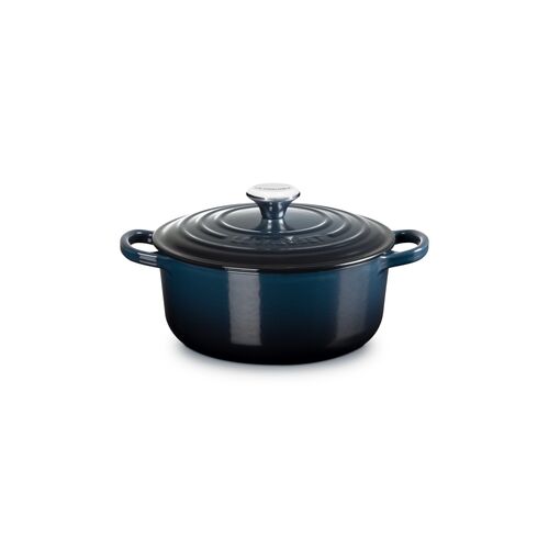 Le Creuset gietijzeren ronde braadpan 20 cm / 2.48 liter - nuit