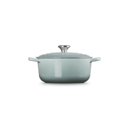 Le Creuset gietijzeren ronde braadpan 20 cm / 2.4 liter - sea salt