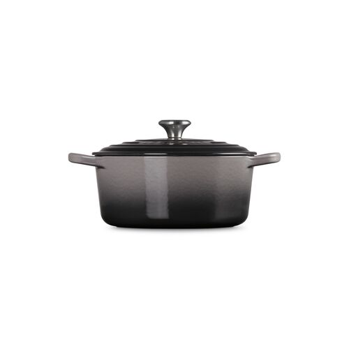 Le Creuset gietijzeren ronde braadpan 22 cm / 3.3 liter - flint