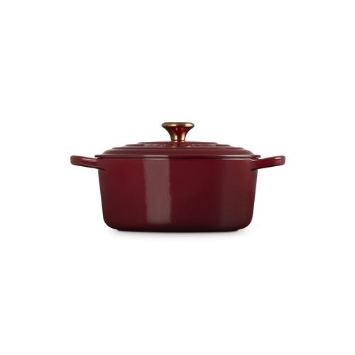 Le Creuset gietijzeren ronde braadpan 22 cm / 3.3 liter - garnet